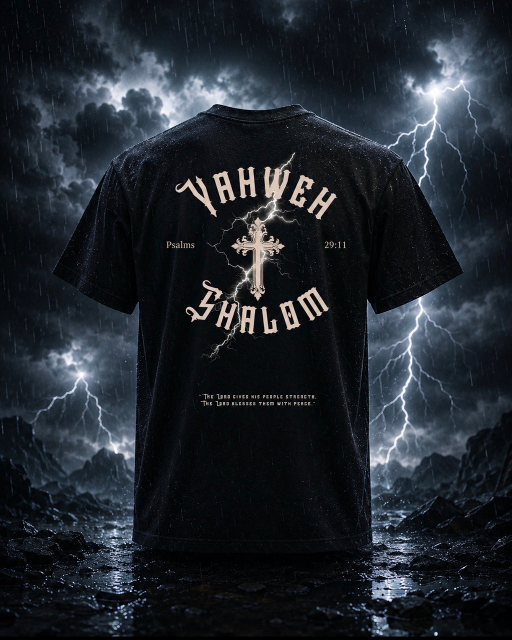 Yahweh Shalom Brown Shirt